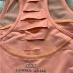 Lorna Jane  Coral Mesh Cutout Tank Top Size Small Photo 7