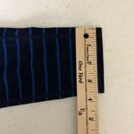 Athleta  Leggings Pull On Stretch Low Rise Striped Navy Blue Size S Photo 9