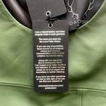 Bod & Christensen Destiny Leather Shift Dress Matte Green NEW Size Medium Photo 6