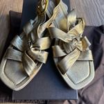 Elie Tahari  Gold Women's Sandals Photo 2