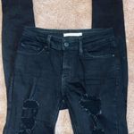 Levi’s 711 Black Ripped Skinny Jeans Size 25 Photo 0