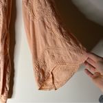 Free People  Paisley Embroidered Tunic Top  Size Small Photo 4