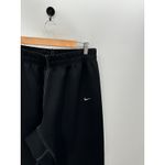 Nike  Pro Dri-Fit‎ Black Fleece Training Pants Sweatpants Elastic Waist Women L Photo 4