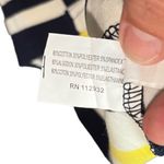 Beach By Exist  Womens Medium Nautical Striped Navy White Yellow Drawstring Dress Photo 5