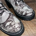 Madden Girl Like New!  Snakeskin Heeled Booties Photo 9