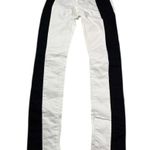 Rag and Bone DRE BLACK STRIPE OFF-WHITE STRETCH DENIM JEANS 30 Photo 3