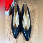 Impo Vintage 90’s Pointed Toe Black Sequin Heels Size 9.5 Photo 14