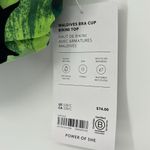 Athleta  Maldives Bra Cup Bikini Top in Liana Floral Green 32B / C New with tags! Photo 4