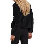 VERO MODA  Nordstrom NWT Black Faux Fur Amanda Short Cropped Teddy Jacket Photo 3
