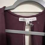 Young Fabulous and Broke GENESIS Long Sleeve Side Slit Maxi DRESS in Jam Purple S Photo 9