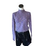 ASTR NWT   X Revolve Womens Lanare Top  Purple Multi Large Photo 8