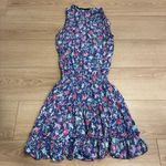 Poupette St. Barth  Women’s Clara Printed Mini Dress Tassel Viscose Size XS Photo 4