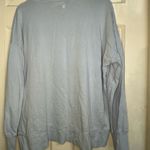 Sweaty Betty  Sky Blue After Class Longline Crewneck Top Long Sleeve Sweater L Photo 6