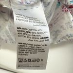 Chico's  Womens Shirt Large Allover Print Floral Slub Knit 3/4 Sleeve Artsy Spring Photo 4