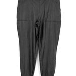 Spanx Faux Leather Jogger Pants Black XL Photo 0