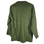 J.Crew Long V-neck sweater blazer in Utility Green S NIB Photo 1