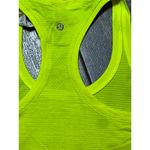 Lululemon NWT  Swiftly Tech RB Tank Top 2.0 Race Length Highlight Yellow Size 4 Photo 3