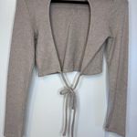 Forever 21 NWOT  long sleeve with open back Photo 2