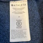 Athleta Women’s Chrome Blue Stroll Full Zip Fleece Plus Size Jacket 2X Photo 6