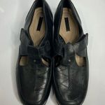 Thom McAn black leather comfort shoes size 11w Photo 2
