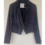 Free People VTG We The Free Blazer Jacket S Striped Boho Festival Indie Hippie Photo 0