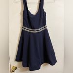 Teeze Me  Navy Blue Fit &‎ Flare Dress Size 3-4 Photo 1
