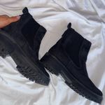 Timberland Boots Black Slip On Suede Short 7.5 Photo 6