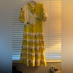 Dress large maxi tiered maxi yellow Photo 2