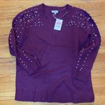 Entro NWT purple pearl sweater Photo 0
