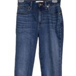Madewell Women's High Rise Curvy Fit Skinny Leg Denim Jeans Blue Size S Photo 1