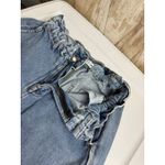 ZARA High Waisted Denim Jeans Paperbag Waist Straight Leg Women S Photo 13