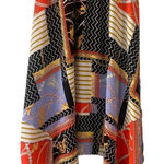 Marc New York  Women Small Geometric Asymmetric Mixed Media Scarf‎ Skirt Photo 0