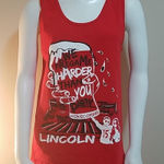 Gildan  Red Nebraska Huskers Tank Top (Small) Photo 0
