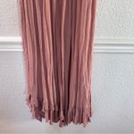 Free People  Adella Rose Pink Maxi Dress Size Medium Photo 4
