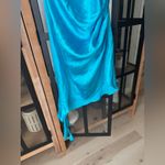 Amanda Uprichard silk Thea Mini dress ruffle mermaid marina asymmetrical ruched Photo 6