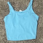 JC Penny JCPenney Tank Top Blue Athletic Built in Sports Bra XL Photo 0