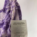 Ganni  Womens Heavy Satin Floral Camisole Top Purple 36 Photo 6