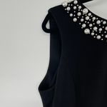 New Directions Womens Black Beaded Cocktail Eveningwear Classic Dress‎ Size 14 Photo 2