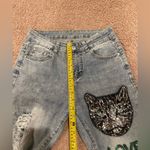 No Brand Women's Streetwear Kpop Skinny Denim Jeans Blue Size 27 Photo 4