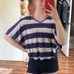 Lush Clothing Cute blue and white striped shirt Photo 0