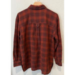 Madewell Oversized Flannel Button-Down Shirt Size Medium Photo 3