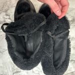 Circus by Sam Edelman  Kilbourn Black Faux Fur Metallic Accent Combat Boots 8.5 Photo 3