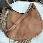 Cow Leather Purse Western Tan & Silver Embellishment Purse Photo 2