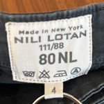 NILI LOTAN Cropped Military Pant in Carbon size 4 Gray Photo 5