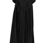 BIANCO Formal Maxi Dress Sparkle Straps Detail in Black Size 16 Photo 0