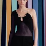 ZARA ASYMMETRICAL BODYSUIT Photo 1