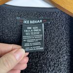 Ike Behar Black Aztec Print Blanket Shawl Sweater Cape Fuzzy Interior One Size Size undefined Photo 7