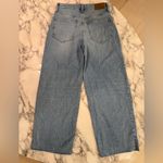 Madewell NWT  The Perfect Vintage Crop Jeans Blue Raw Hem High Rise 26 Sold Out! Photo 4