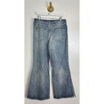 Free People  Curvy Misfit Flare Jeans in Wash Little Rascal Size US 31 Photo 7