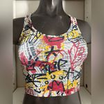 Source Unknown Graffiti sports bra, multi-color, woman’s size med Photo 3